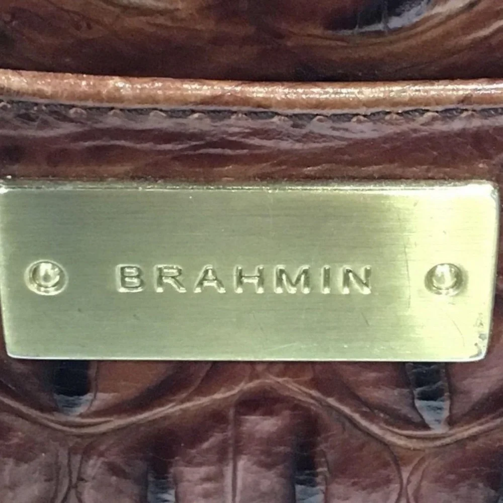 Women’s Brahmin Melbourne Satchel Brown Bag